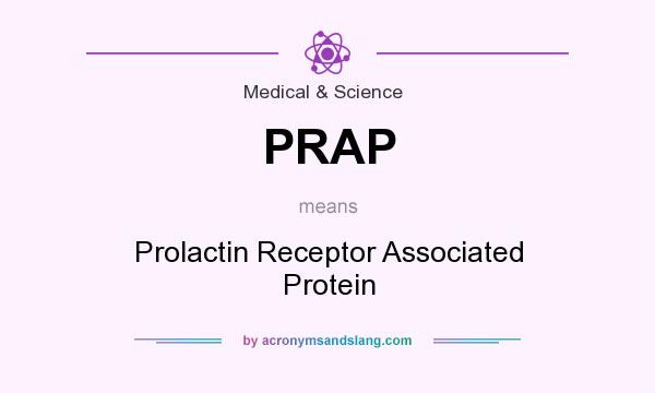 What does PRAP mean? It stands for Prolactin Receptor Associated Protein