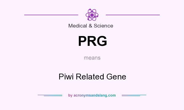 What does PRG mean? It stands for Piwi Related Gene