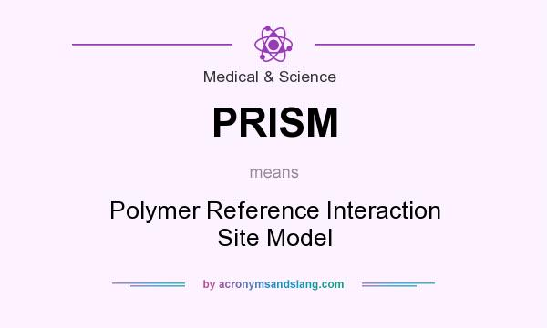 What does PRISM mean? It stands for Polymer Reference Interaction Site Model