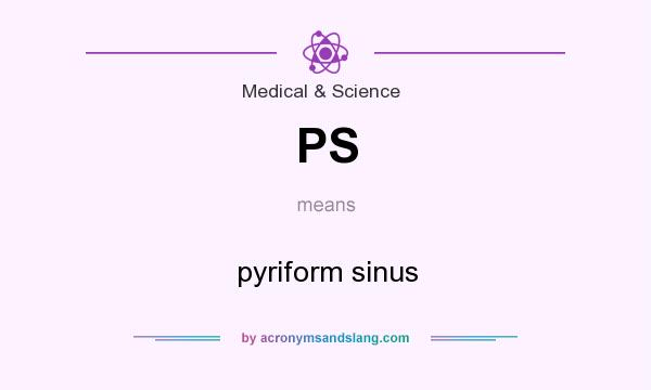 What does PS mean? It stands for pyriform sinus