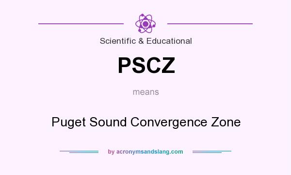 What does PSCZ mean? It stands for Puget Sound Convergence Zone