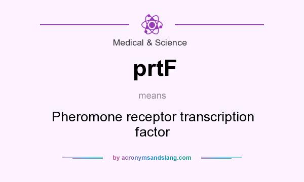 What does prtF mean? It stands for Pheromone receptor transcription factor