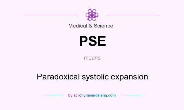 What does PSE mean? It stands for Paradoxical systolic expansion