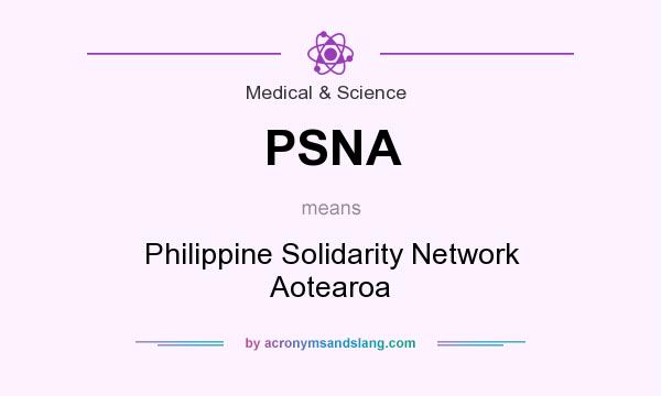 What does PSNA mean? It stands for Philippine Solidarity Network Aotearoa