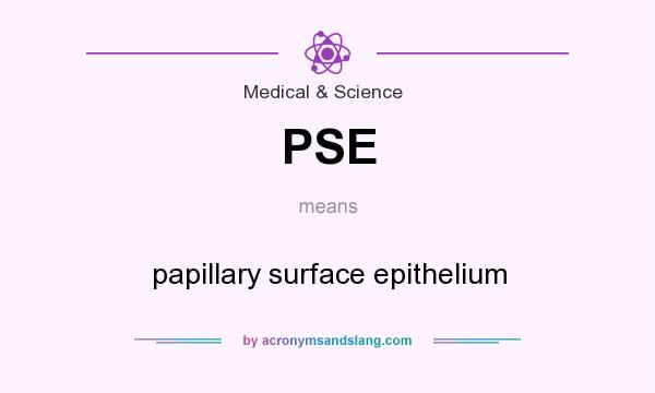 What does PSE mean? It stands for papillary surface epithelium