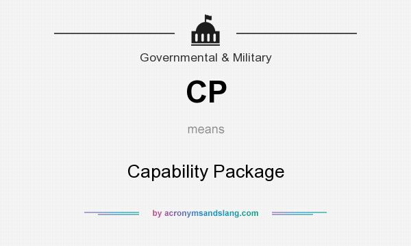 What does CP mean? It stands for Capability Package
