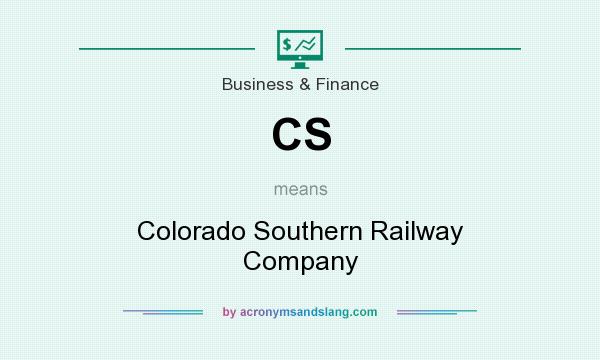 What does CS mean? It stands for Colorado Southern Railway Company