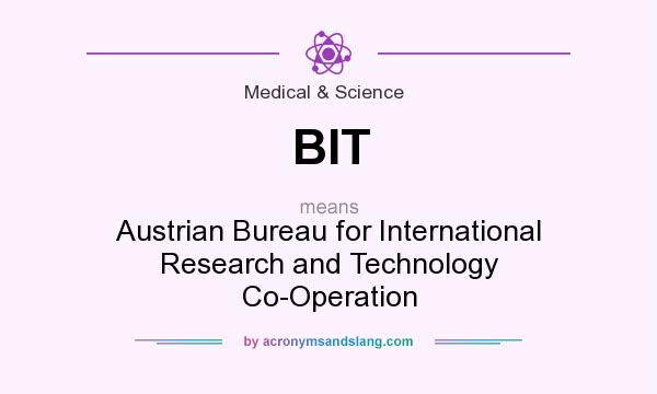 What does BIT mean? It stands for Austrian Bureau for International Research and Technology Co-Operation