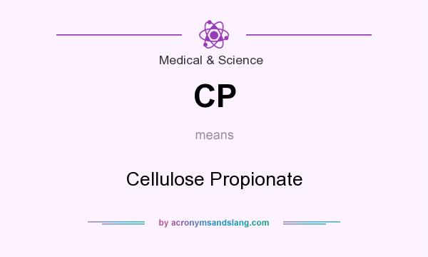 What does CP mean? It stands for Cellulose Propionate