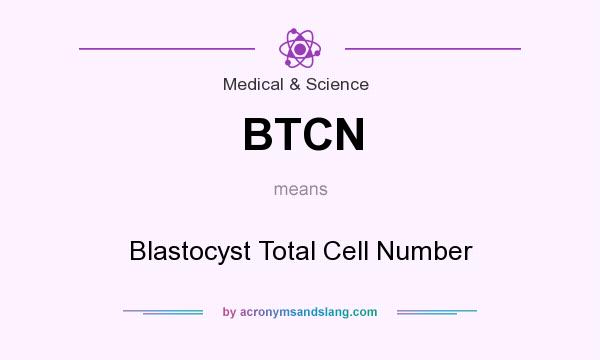 What does BTCN mean? It stands for Blastocyst Total Cell Number