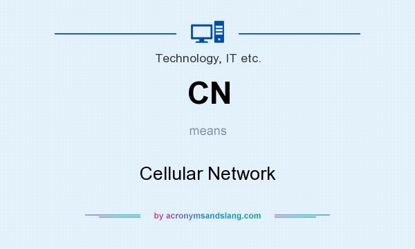 What does CN mean? It stands for Cellular Network