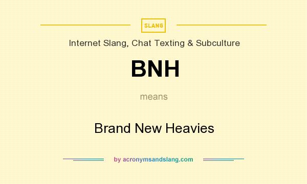 What does BNH mean? It stands for Brand New Heavies