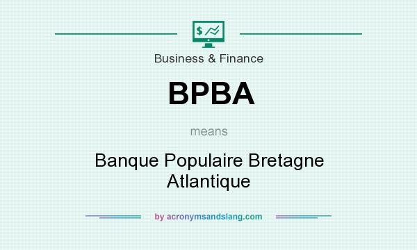 What does BPBA mean? It stands for Banque Populaire Bretagne Atlantique