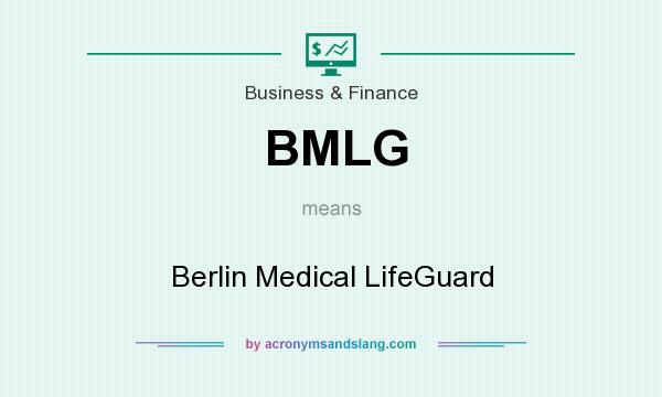 What does BMLG mean? It stands for Berlin Medical LifeGuard