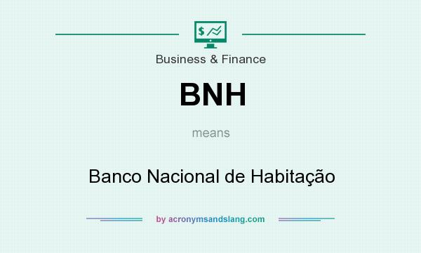 What does BNH mean? It stands for Banco Nacional de Habitação