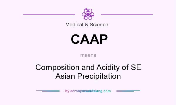 What does CAAP mean? It stands for Composition and Acidity of SE Asian Precipitation