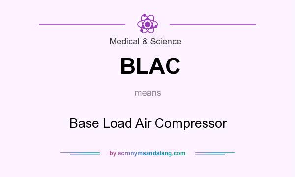 What does BLAC mean? It stands for Base Load Air Compressor