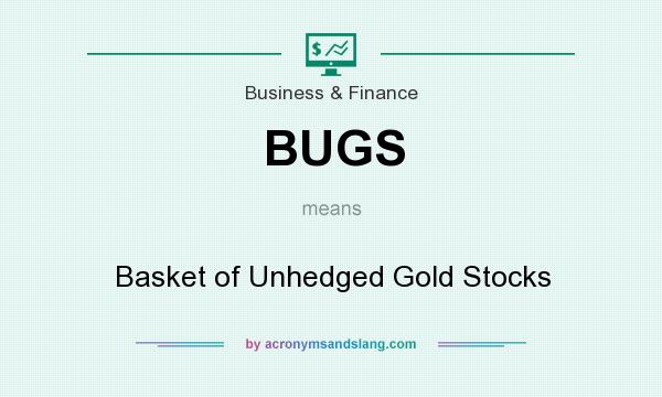 What does BUGS mean? It stands for Basket of Unhedged Gold Stocks