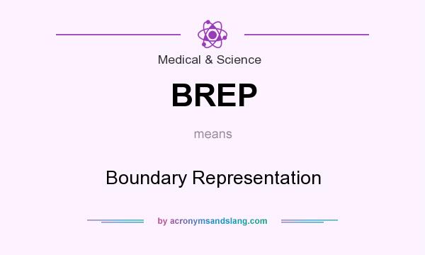 What does BREP mean? It stands for Boundary Representation