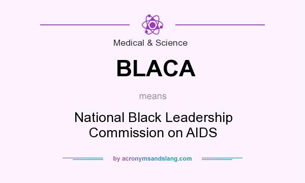 What does BLACA mean? It stands for National Black Leadership Commission on AIDS