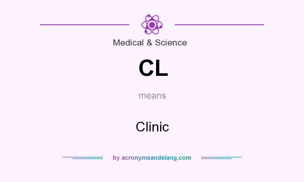 What does CL mean? It stands for Clinic