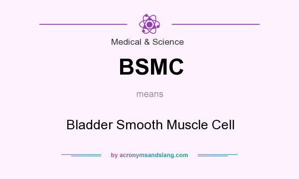 What does BSMC mean? It stands for Bladder Smooth Muscle Cell