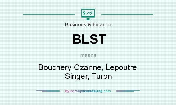 What does BLST mean? It stands for Bouchery-Ozanne, Lepoutre, Singer, Turon