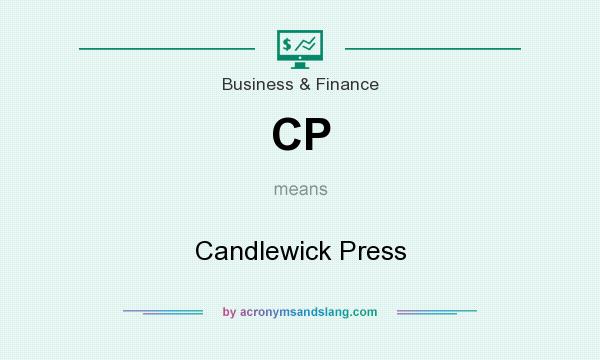 What does CP mean? It stands for Candlewick Press