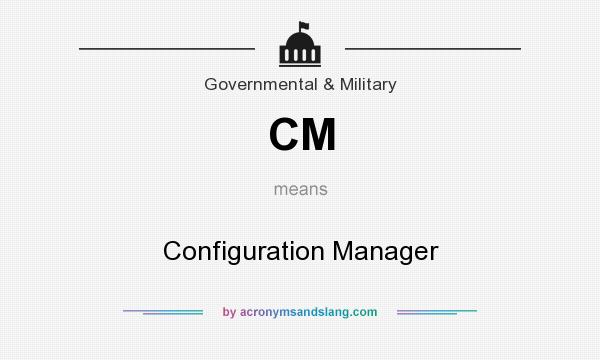What does CM mean? It stands for Configuration Manager