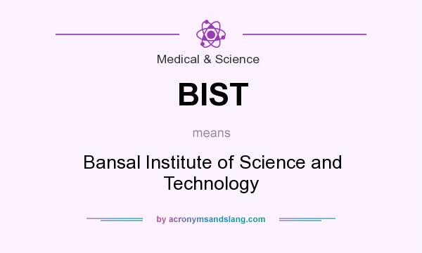 What does BIST mean? It stands for Bansal Institute of Science and Technology
