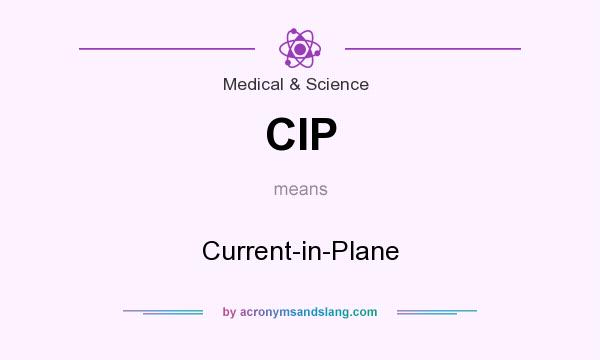 What does CIP mean? It stands for Current-in-Plane