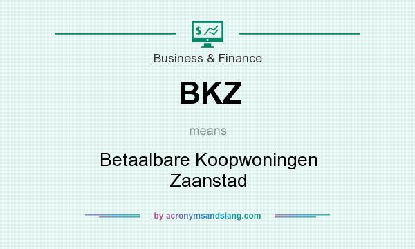 What does BKZ mean? It stands for Betaalbare Koopwoningen Zaanstad