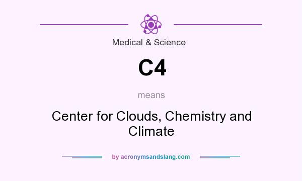 What does C4 mean? It stands for Center for Clouds, Chemistry and Climate