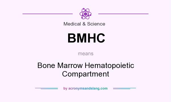 What does BMHC mean? It stands for Bone Marrow Hematopoietic Compartment
