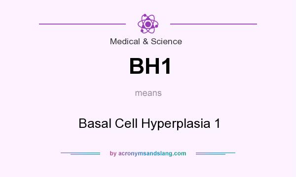 What does BH1 mean? It stands for Basal Cell Hyperplasia 1