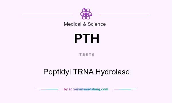 What does PTH mean? It stands for Peptidyl TRNA Hydrolase