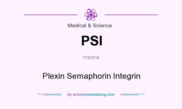 What does PSI mean? It stands for Plexin Semaphorin Integrin