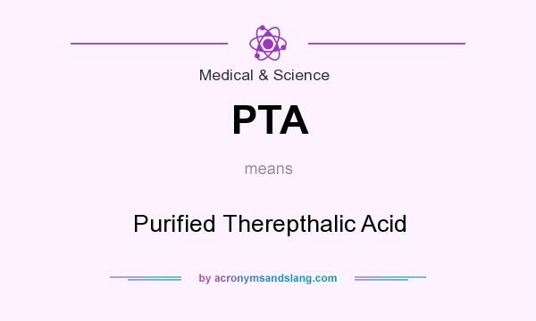 What does PTA mean? It stands for Purified Therepthalic Acid