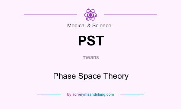 What does PST mean? It stands for Phase Space Theory