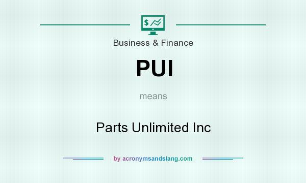 What does PUI mean? It stands for Parts Unlimited Inc