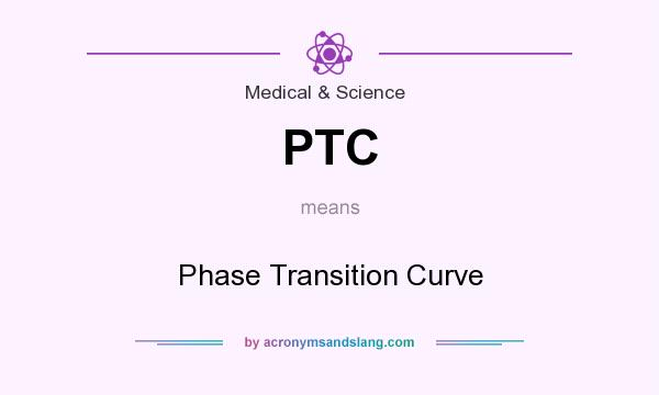 What does PTC mean? It stands for Phase Transition Curve