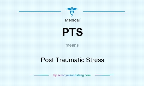 What does PTS mean? It stands for Post Traumatic Stress