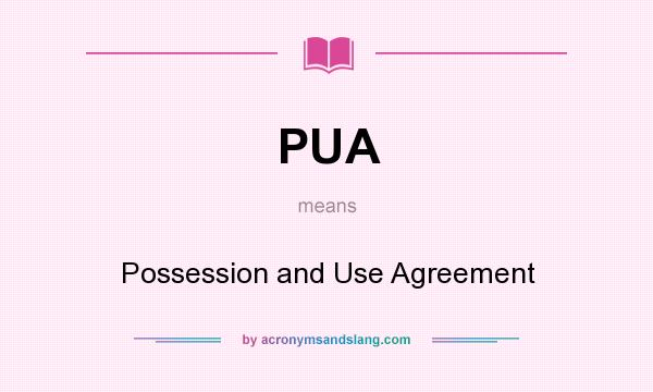 Possession meaning