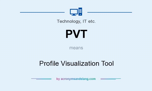 What does PVT mean? It stands for Profile Visualization Tool
