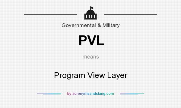 What does PVL mean? It stands for Program View Layer