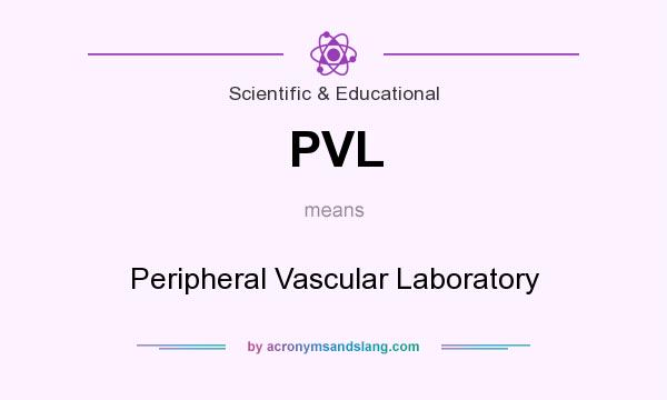 What does PVL mean? It stands for Peripheral Vascular Laboratory