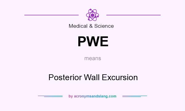 What does PWE mean? It stands for Posterior Wall Excursion