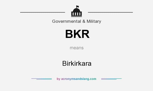 What does BKR mean? It stands for Birkirkara