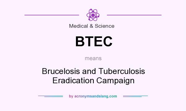 What does BTEC mean? It stands for Brucelosis and Tuberculosis Eradication Campaign