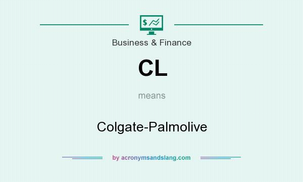 What does CL mean? It stands for Colgate-Palmolive